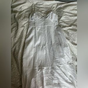 Banana republic white eyelet spaghetti strap dress